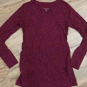 Long sleeve sweater maternity top